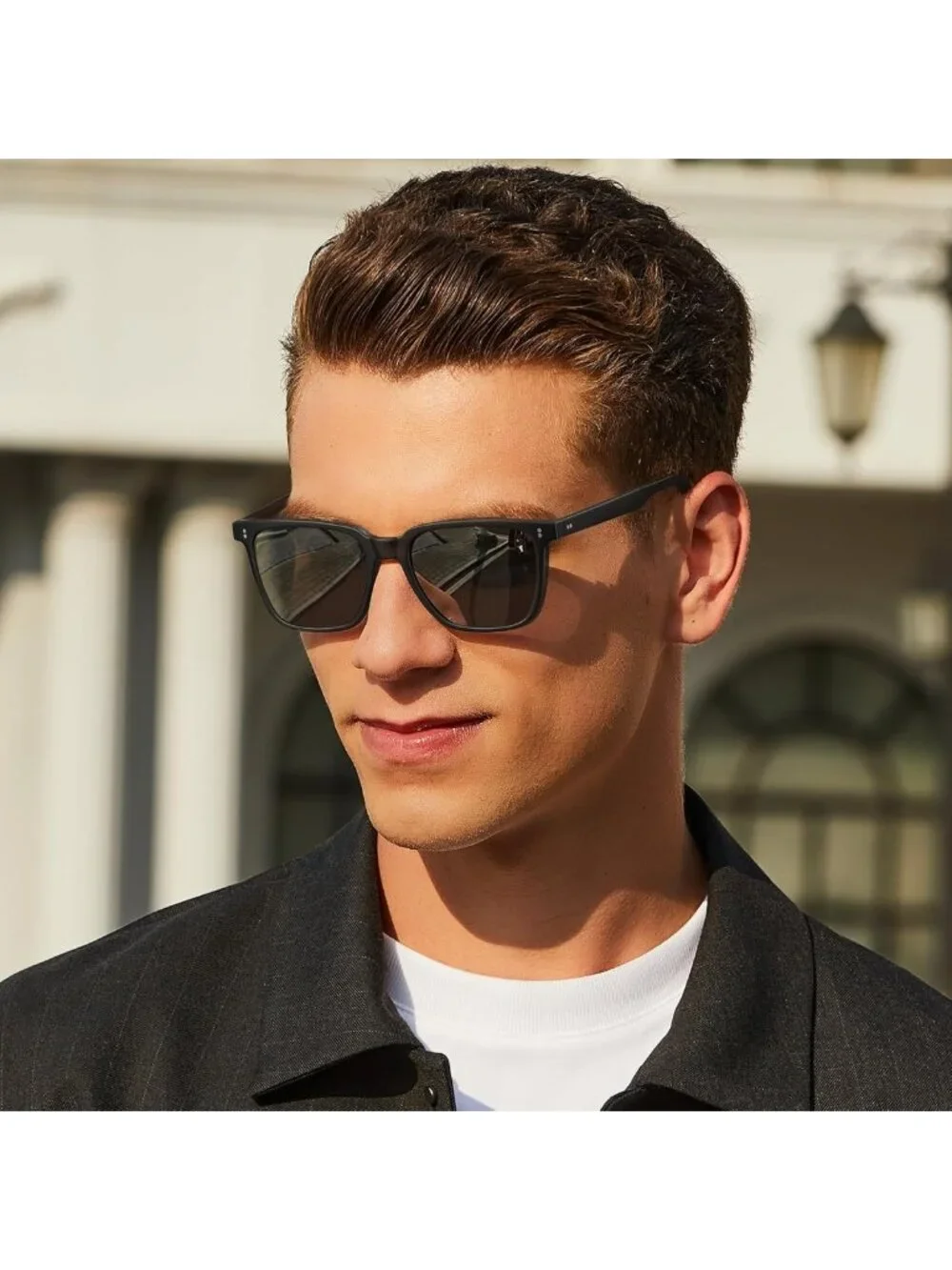 Stylish Square Polarized Sunglasses for Men | UV400 Protection, Retro Design
